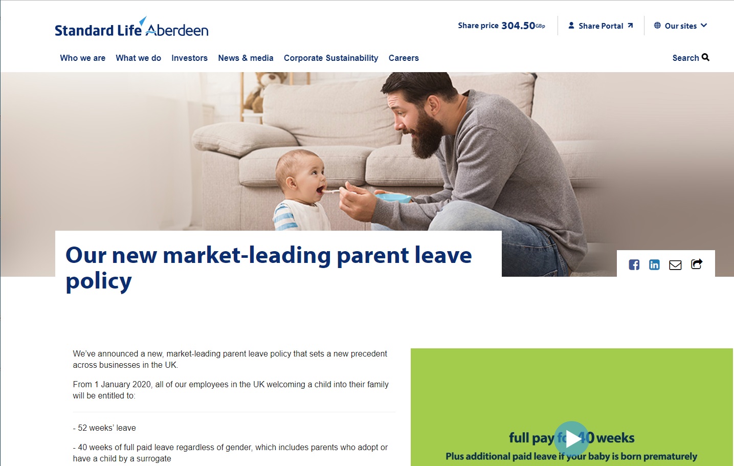 Standard Life Aberdeen - Parental Leave